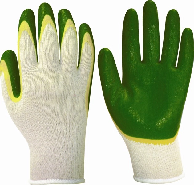 Перчатки с двойным латексным обливом